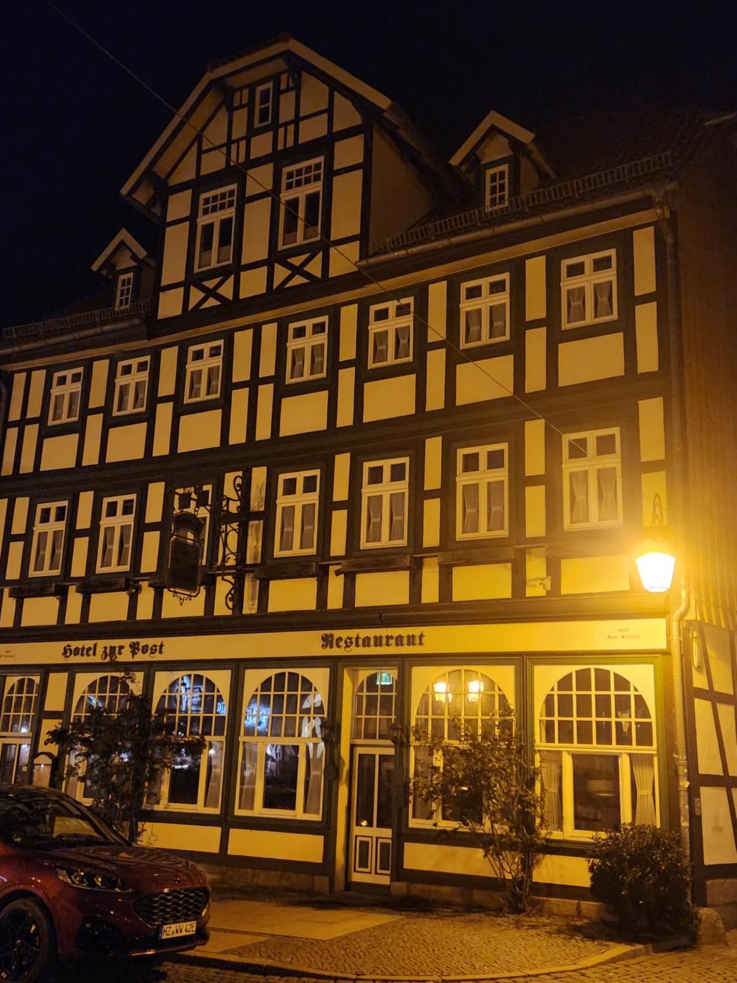 Hotel Garni Zur Post Wernigerode Kültér fotó